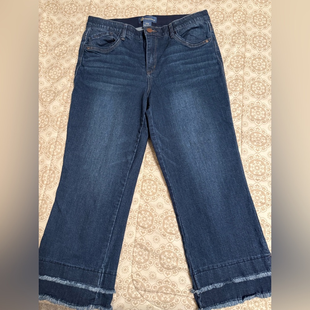 Democracy AB Solution Double Layer Hem Flare Jeans - image 1